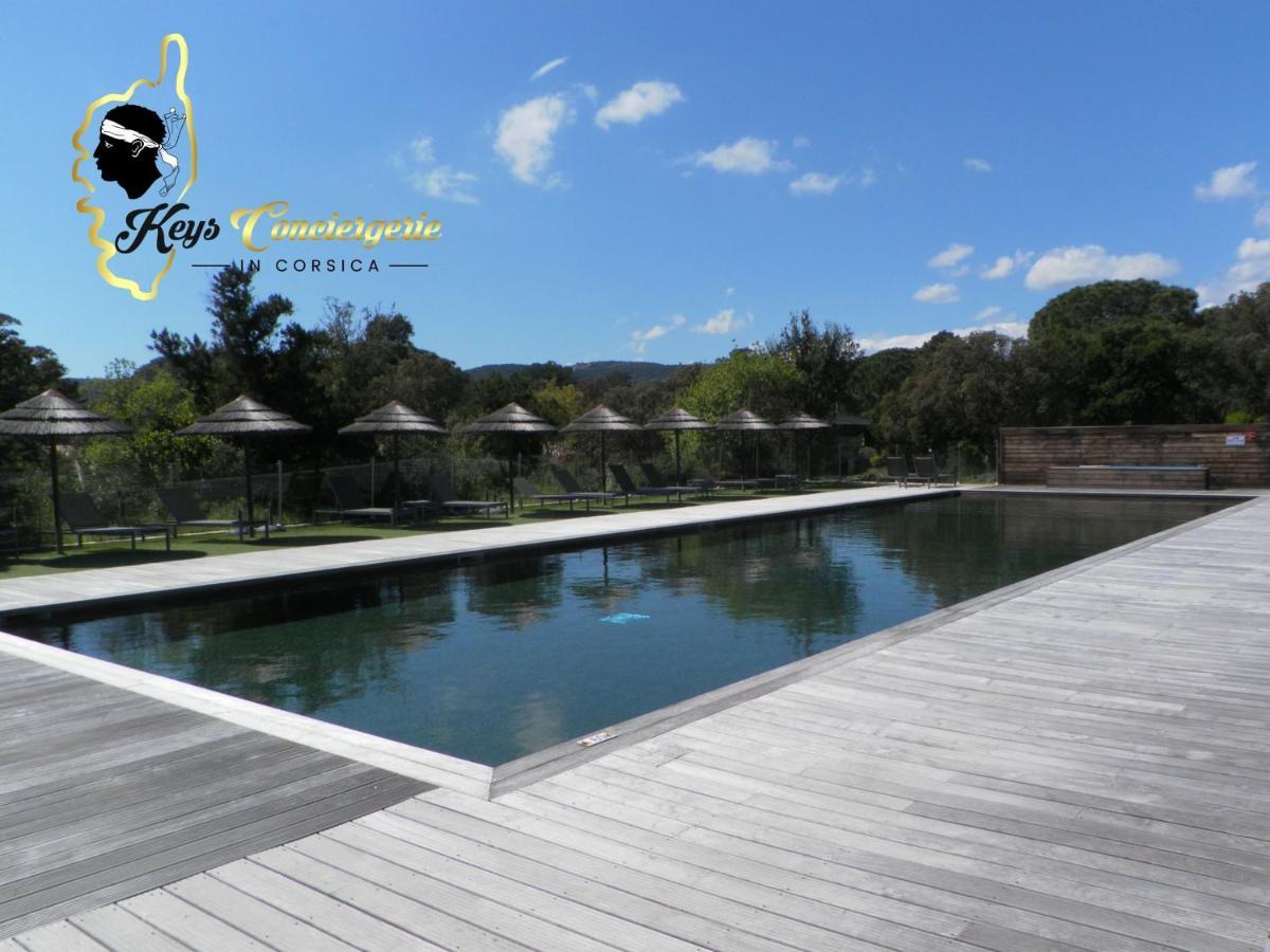 Residence Cala Sultana N62 - 4 Pers Avec Piscine Chauffee- Acces Prive A La Plage De Santa Giulia Porto-Vecchio  Buitenkant foto